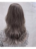 #アッシュベージュ#デジタルパーマ#外国人風
