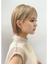 ミィ 表参道(mee.)&nbsp;切りっぱなしボブ/エアリーロング/美髪/ピンクブラウン/表参道