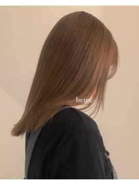 ユニコ(unico) ブリーチ/ミルクティーベージュ