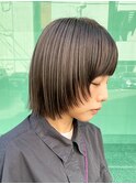 ハイライト　ショートウルフボブ