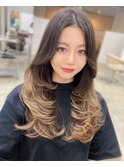 レイヤーカット/ワンホンヘア/韓国ヘア/髪質改善/MANAMI