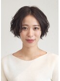 ニュアンスパーマのショートボブ