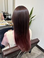 フース(Hus)&nbsp;グラデーションカラー　ピンクブラウン