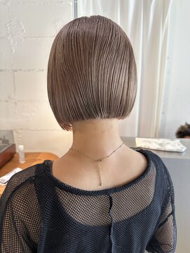 パーク(PARK) ミニボブショートボブハイトーンボブミルクティーベージュボブ