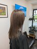 似合わせカット+脱白髪染めコース+CMCマスク