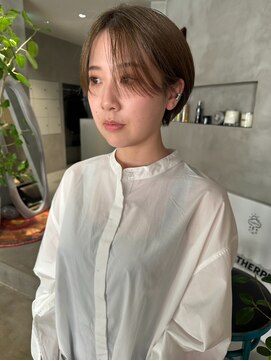 ハウ 心斎橋(how) 20代30代40代大人可愛いひし形ショートウルフワンカール