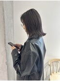 YOKE 切りっぱなしボブ外ハネボブ結べるボブアッシュグレージュ