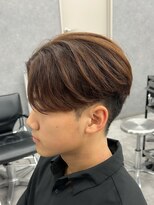 エルマーク 豊中(L-MARK)&nbsp;センターパートニュアンスパーマ韓国カルマパーマコンマヘア