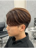 センターパートニュアンスパーマ韓国カルマパーマコンマヘア