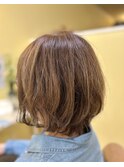 お手入れ簡単大人レイヤーボブ