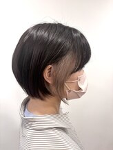 エムタニグチイプセ(M.TANIGUCHI ipse) かわいいショートボブ×インナーミルクティー