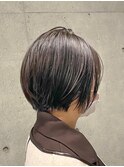 ショートボブ×ナチュラルブラウン