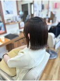 ストレート×外はねボブ