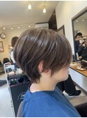 ショートスタイル・ツーブロック・さわやか・耳かけ