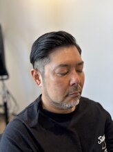 フリー(Free) 王道七三バーバーヘア【平塚・秦野・二宮・小田原・茅ヶ崎】