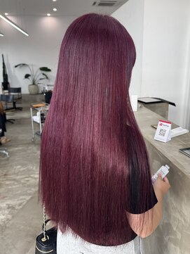 ノートエートル 西金沢(Nought etre) ピンクカラー10代20代30代ブリーチカラー