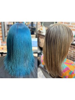 【カラー＆トリートメント専門店】ブリーチカラーメンテナンスも！イルミナ、クオルシアなど豊富に取扱い