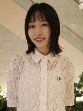 ピークアブー アヴェダ アトレ恵比寿(PEEK-A-BOO AVEDA) 顔まわりレイヤー/切りっぱなしボブ