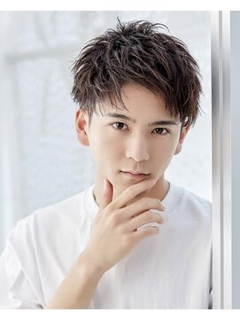 グレートギンザ(GREAT GINZA) ツーブロ刈り上げ束感メンズショート