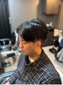 前下りマッシュセンターパート