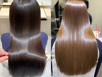 アッド バイ ケーツー(add by K-two)の写真/巻ける縮毛矯正☆カラーも同時OK!!丁寧なカウンセリングで理想の憧れスタイルを再現します◎