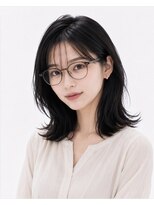 ツミカヘアーサロン(TSUMICA hair salon)&nbsp;大人可愛い外ハネくびれミディ