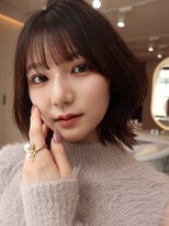 サンド ミュウ 横浜店(sand mieu)&nbsp;【2027トレンド】小顔くびれボブ×シースルーバング☆