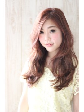 ファボリ ヘアー(FAVORI HAIR) FAVORI HAIR ゆるふわ＊ピンクベージュロング