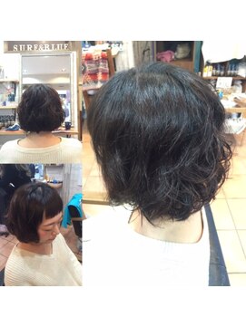 ヘアーアンドネイルサロンブルー(hair & nail salon BLUE) ★ショートバングパーマ☆