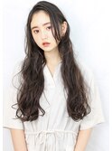 『 ダークグレージュ 』外国人風 ☆ ラフlong♪