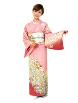 ゲッカビジン(GEKKABIJIN)&nbsp;レンタル訪問着AS16 44000円《東京着物レンタル六本木月下美人》