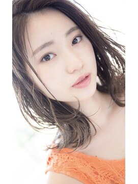 コピーヌ 高田馬場店(Copine) 今どきこなれヘアを目指せ☆外ハネロブ×アッシュベージュ☆