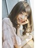 カット+弱酸性カラー＋髪質改善トリートメント ￥23000 髪質改善/縮毛矯正