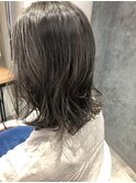 切りっぱなしボブ×ショコラグレージュ