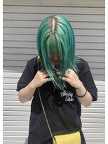 オンヌ(onnu) トリプルカラーのターコイズグリーン