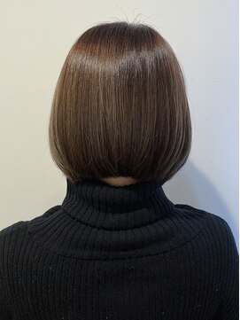 ヘアーサロン ラフリジー(Loufreasy) 【お客様スタイル】ボブ×ハイライトで立体感のあるスタイルに♪