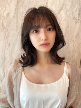 ルームバイシー 新宿(Loom. by Sea) 韓国風前髪×レイヤーカット【髪質改善/新宿/レイヤーカット】