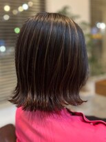 ラ メール ヘア デザイン(La mer HAIR DESIGN)&nbsp;外はねボブ×ハイライトカラー