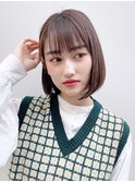 ナチュラルボブ_外ハネボブセクションカラー_49002