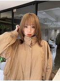 レイヤーカット ウルフヘア ミディアムウルフ【岡田 陸】