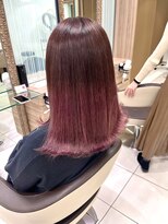 アッシュ 高円寺店(Ash) グラデーションカラー　ペールピンク
