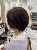 ハンサムショート×チェリーレッド