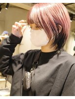 ビビト(bibito) bibito ツートンマッシュウルフ ピンクベージュ