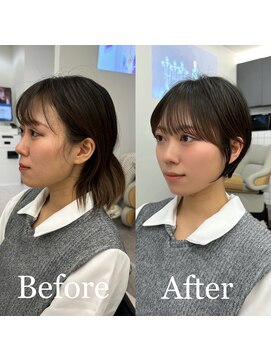 アマトウキョウ 表参道(AMA TOKYO) 斜めバング　前髪パーマ　ぱっつん前髪　おおばたける