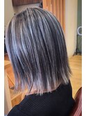 シルバーハイライトボブ