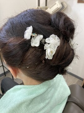 美 アモーレ 結婚式ヘアセット