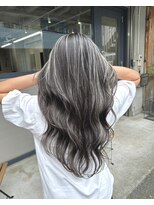 トゥイン 八王子(TWIN)&nbsp;ベース暗めのハイライトカラー/アッシュブラック/八王子駅