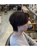 メンズウルフ+ニュアンスパーマ