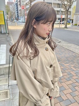 ニール シトロン 名古屋 伏見 丸の内(NEELU citron) ブリーチなしミルクティーアッシュベージュ