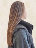 アッシュベージュ秋色*ロングヘアー艶感20代30代40代50代